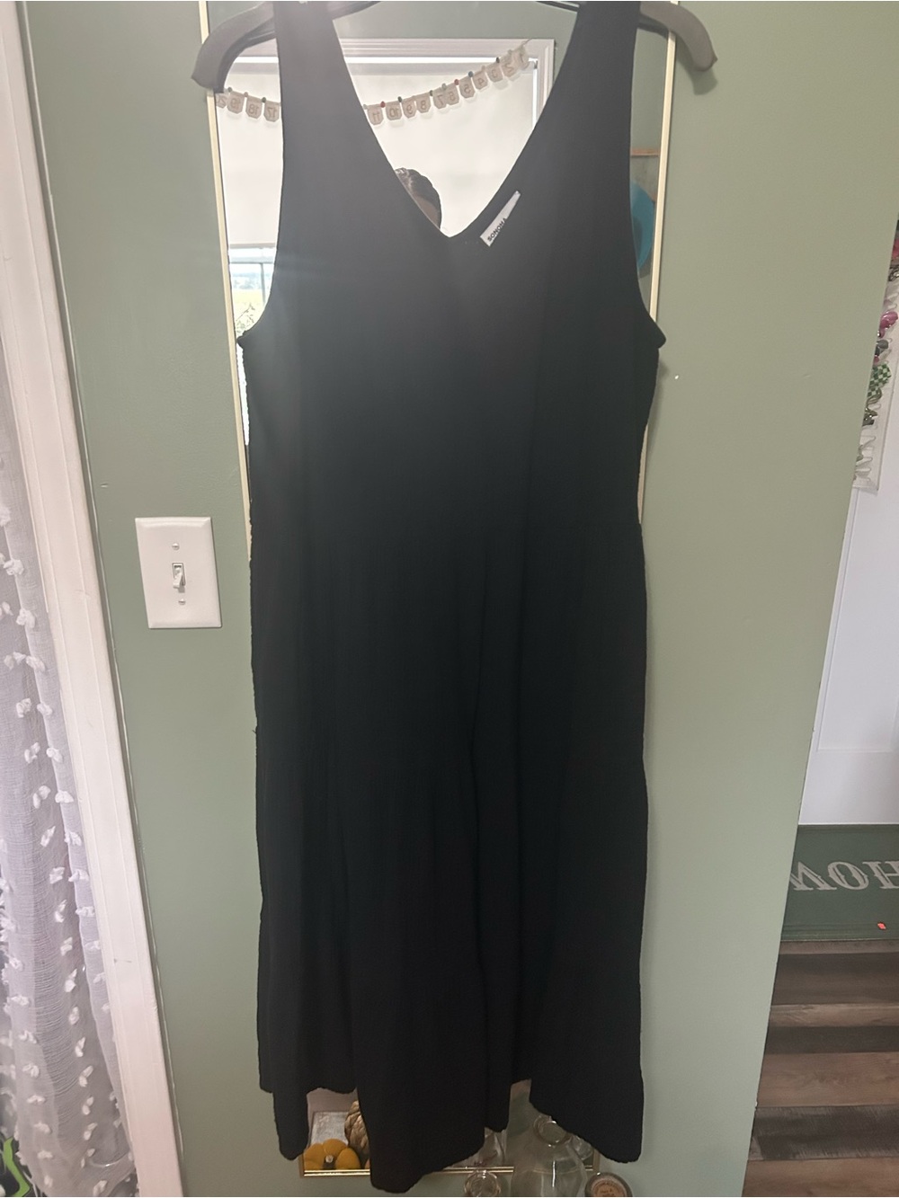 Black V-Neck Sleeveless Women’s Dress - Sonoma